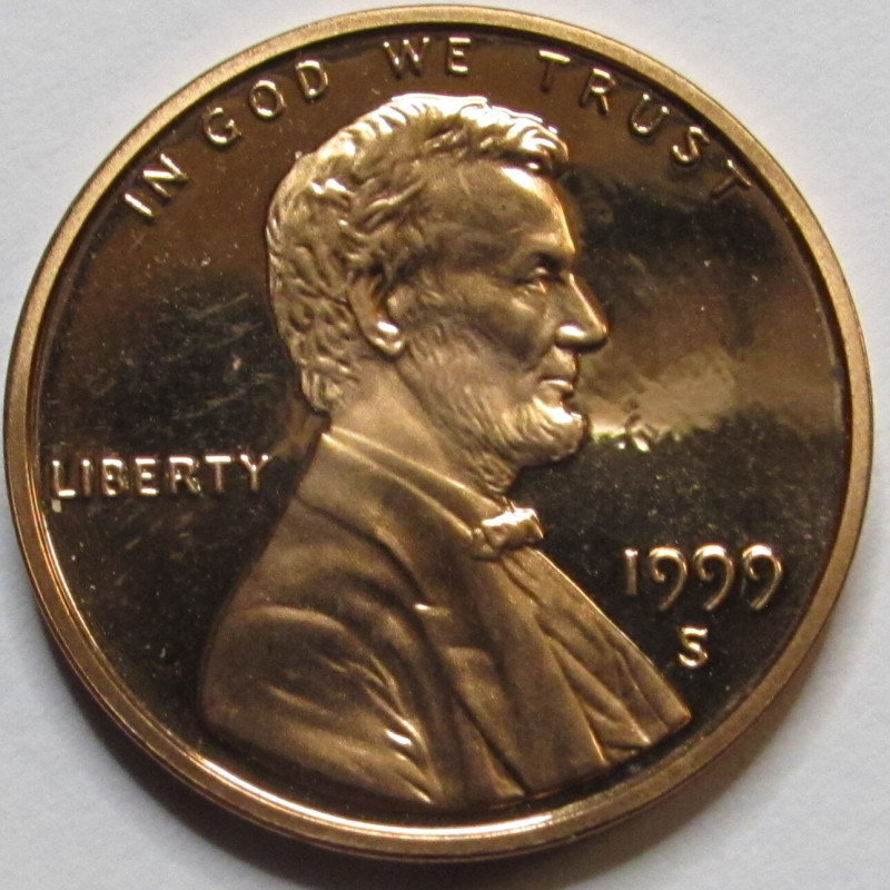 S Lincoln Memorial Cent Proof Vintage American Proof Coin