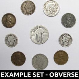 10 Old US Coins Collection...