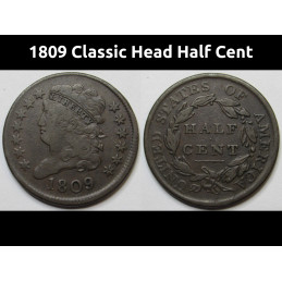 1809 Classic Head Half Cent...