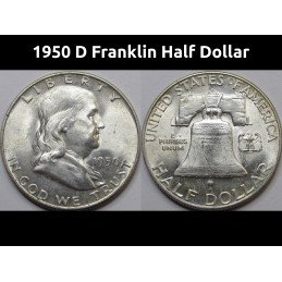 1950 D Franklin Half Dollar...