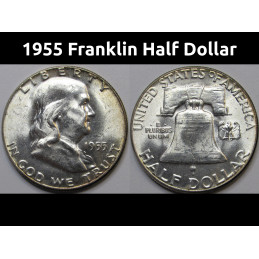 1955 Franklin Half Dollar -...