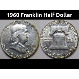 1960 Franklin Half Dollar -...