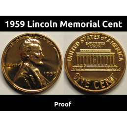 1959 Lincoln Memorial Cent...