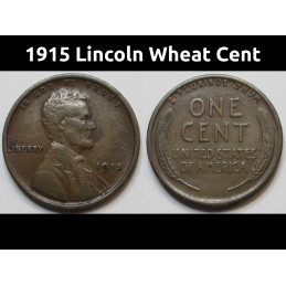 1915 Lincoln Wheat Cent -...
