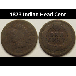 1873 Indian Head Cent - old...