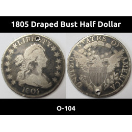 1805 Draped Bust Half...
