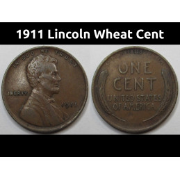 1911 Lincoln Wheat Cent -...