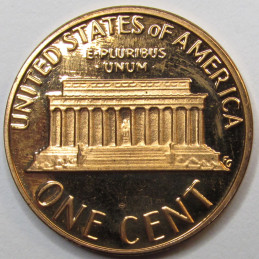 1984 S Lincoln Memorial Cent - vintage American proof coin