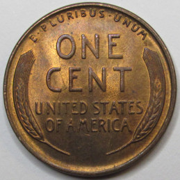 1935 Lincoln Wheat Cent - uncirculated antique American wheat penny