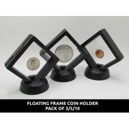 Floating Frame Coin Holders...