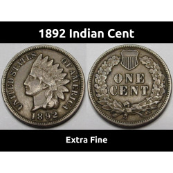1892 Indian Cent - old...
