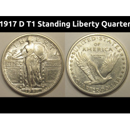 1917 D T1 Standing Liberty...