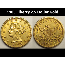 1905 Liberty 2.5 Dollar...