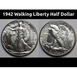 1942 Walking Liberty Half...