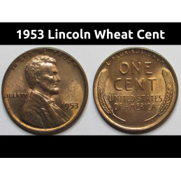 1953 Lincoln Wheat Cent -...