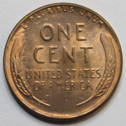 1954 Lincoln Wheat Cent - uncirculated antique American wheat penny