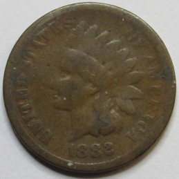 1882 Indian Head Cent - old Wild West era antique American penny