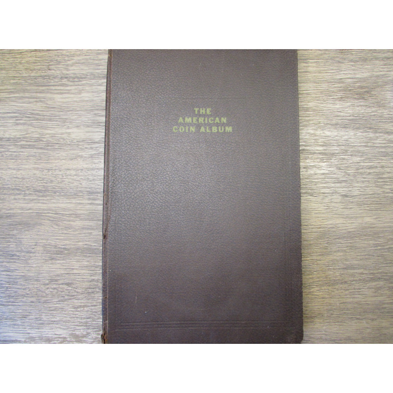 American Coin Album - large format coin album with pages for small dollars and Lincoln Cents