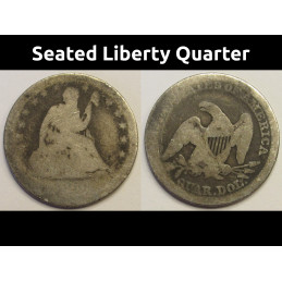 Seated Liberty Quarter -...