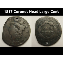 1817 Coronet Head Large...