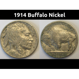 1914 Buffalo Nickel -...