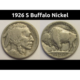 1926 S Buffalo Nickel - key...