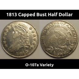 1813 Capped Bust Half...
