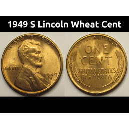 1949 S Lincoln Wheat Cent -...