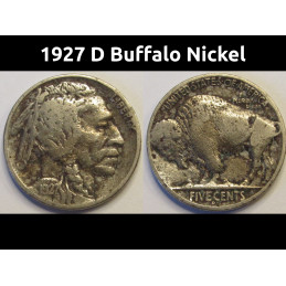 1927 D Buffalo Nickel -...