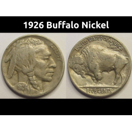 1926 Buffalo Nickel -...