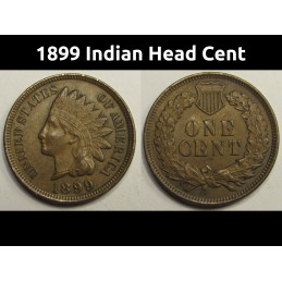 1899 Indian Head Cent - great condition antique American penny