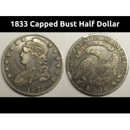 1833 Capped Bust Half...