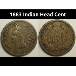 1883 Indian Head Cent -...