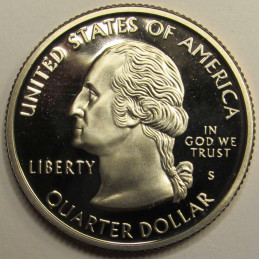 1999 S New Jersey State Quarter - proof finish American coin