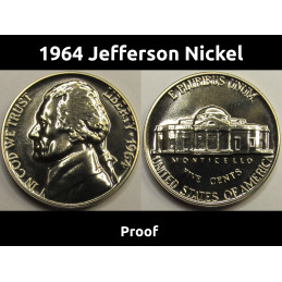 1964 Jefferson Nickel -...