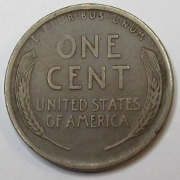 1917 S Lincoln Wheat Cent - antique better condition old American penny