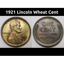 1921 Lincoln Wheat Cent - high grade 
