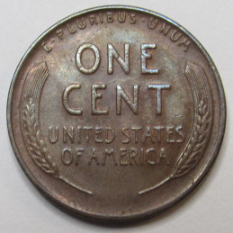 1932 D Lincoln Wheat Cent - Great Depression era Denver mintmark American wheat penny