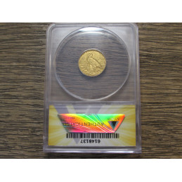 1912 Indian 2.5 Dollar Gold ANACS AU 55 professional certified