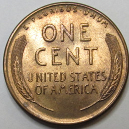 1941 D Lincoln Wheat Cent - uncirculated Denver mintmark American penny