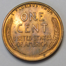 1946 D Lincoln Wheat Cent - old Denver mintmark antique American penny coin