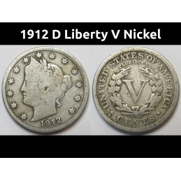 1912 D Liberty V Nickel -...
