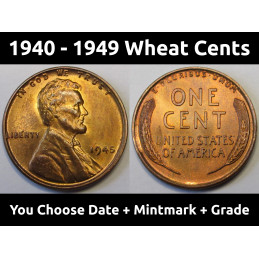 Lincoln Wheat Pennies -...