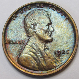 1925 Lincoln Wheat Cent - higher grade American antique penny