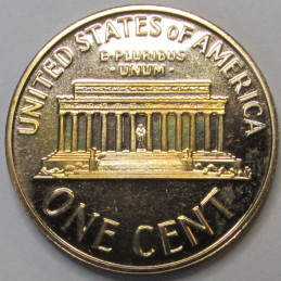 1961 Lincoln Memorial Cent - proof - vintage flashy American penny
