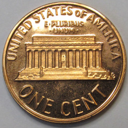 1976 S Lincoln Memorial Cent - vintage American proof coin