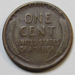 1921 S Lincoln Wheat Cent - better date San Francisco mintmark wheat penny