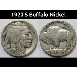 1920 S Buffalo Nickel -...