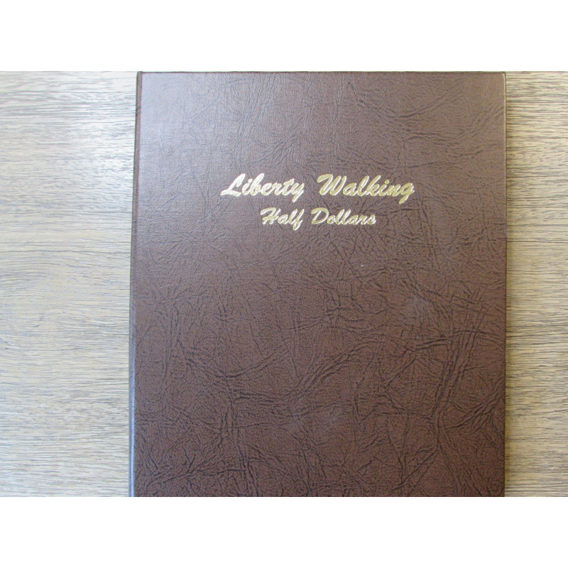 Dansco Album for Walking Liberty Half Dollars - 1916 to 1947 - vintage coin storage