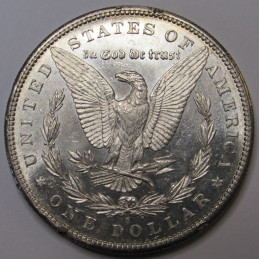 1890 S Morgan Dollar - great condition antique American silver dollar coin